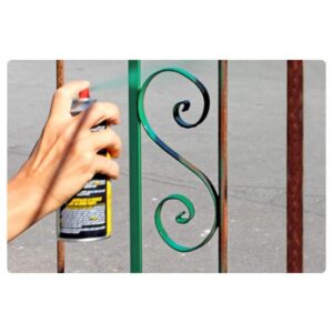 Saratoga – Peinture Spray métallisé Fernovus, conditionnement : 400 ml, gris