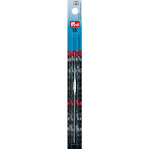 Prym imra Crochet en acier avec surface de guidage, Ø 1,5 mm, silber, 1 Stück