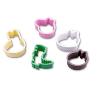 Dr. Oetker 2954 5 emporte-pièces Peppa Pig, pâtisserie, découpe pâte à biscuit, à sucre, pâte à modeler, plastique, multicolore, 6,5 x 4,8 cm | 5,2 x 5 cm | 5,1 x 5,5 cm | 5,2 x 4,8 cm | 5,2 x 4,8 cm