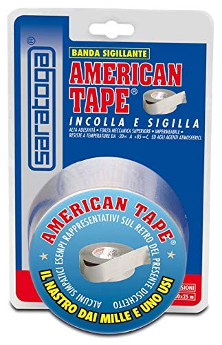 American Tape Ruban gris d'Amérique Mt25X50Mm Saratoga