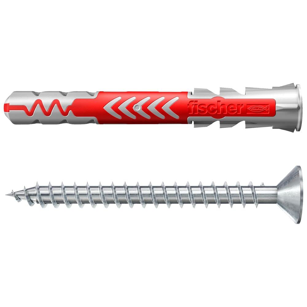 fischer - Cheville bi-matière et multi-matériaux DUOPOWER 6x50 avec vis/Boîte de 50 – Image 3