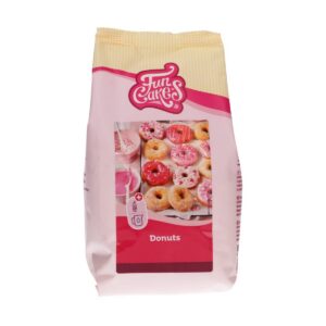FunCakes Mix pour Donuts, faites facilement vos propres beignets à la maison dans la friteuse ou le four, Halal. 500 g.