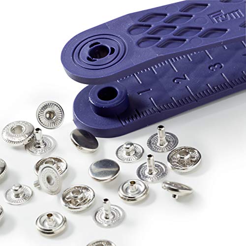Prym Bouton Pression, Métal, Argent, 8 mm, Set de 10 Pièces 390360 – Image 2