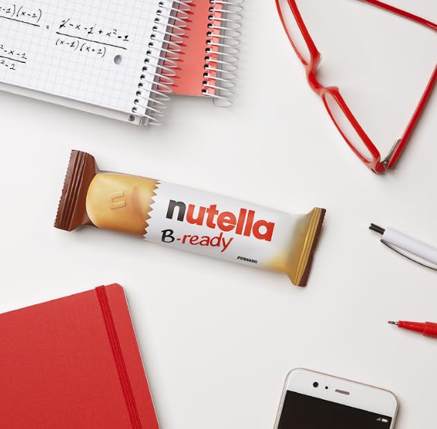 Nutella B-ready – Biscuits Fourrés à la Pâte à Tartiner Nutella® – Gaufrette pour le Goûter – 24 x 2 barres – Image 5