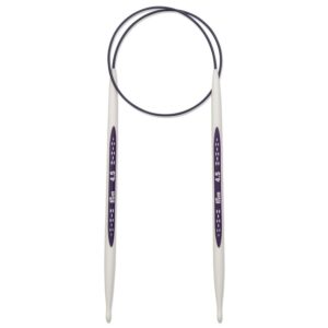 Prym Aiguilles à tricoter circulaires 40 cm 4,50 mm Aiguilles à tricoter circulaires Design ergonomique, longueur 4,5 mm x 40 cm, matière synthétique haute performance