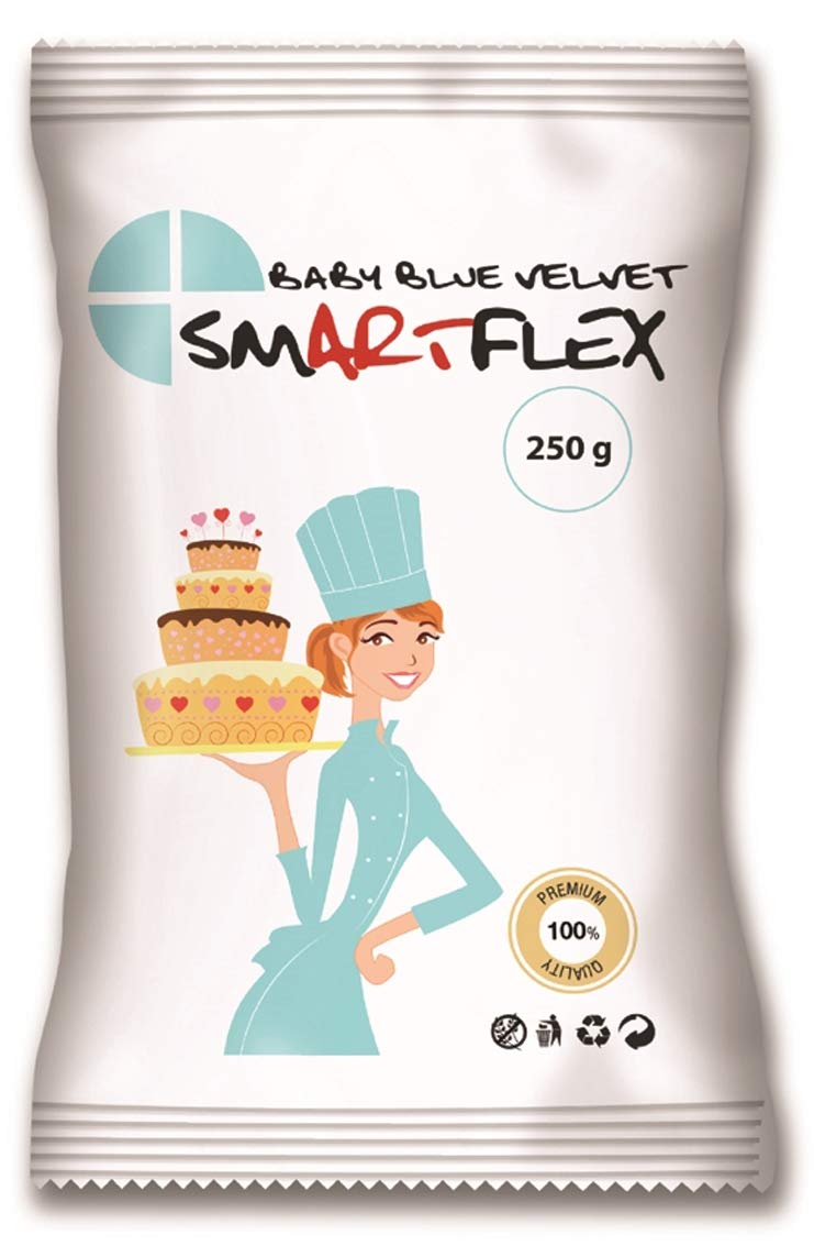 SmartFlex Fondant Baby Blue Velvet 250 g