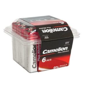 Camelion 11100622 Plus Alkaline Batterien Box 6LF22/ 9Volt Block/ 6er Pack