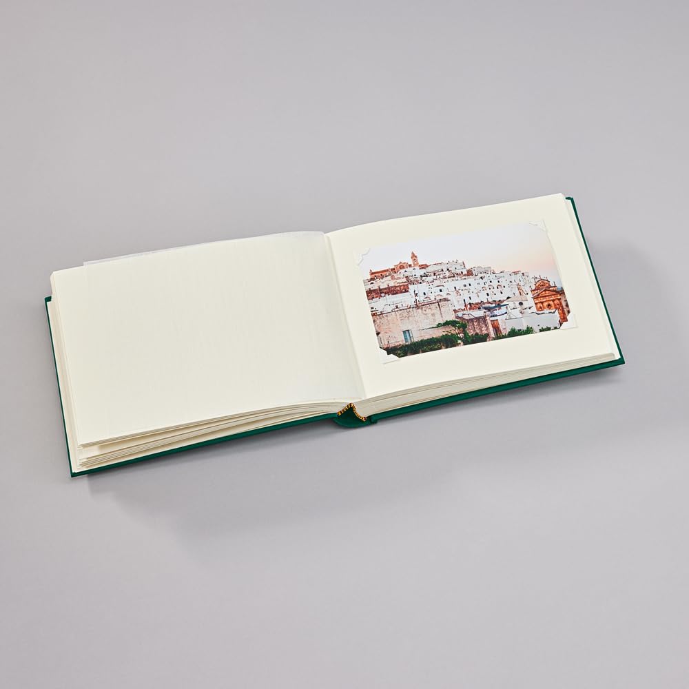 Semikolon 363974 Album Classic Small - 21,5 x 16 cm - 80 pages couleur crème, pour 10 x 15 photos - vert forêt – Image 3