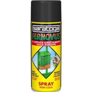 Saratoga – Peinture Spray métallisé Fernovus, conditionnement : 400 ml, gris