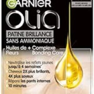 Garnier Coloration Permanente - Sans Ammoniaque - Aux Huiles Naturelles de Fleurs - Patine Brillance Blond Irisé (10.2) - Olia