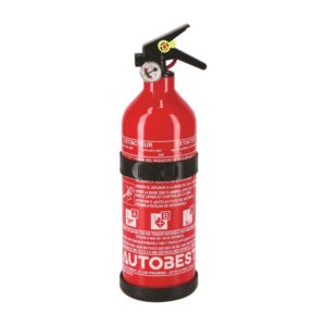 AUTOBEST — Extincteur à poudre ABC 1 kg avec manomètre