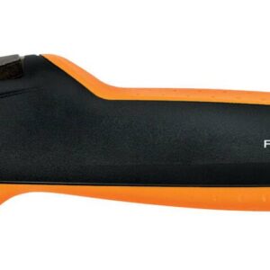 Fiskars Cutter de Plaquiste, Longueur 18,5 cm, Acier Inoxydable/Plastique, Noir/Orange, CarbonMax, 1027226