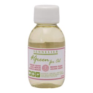 Sennelier Green for Oil Solvent-Free Universal Medium, 100ml (10-135205-100)