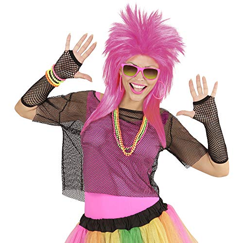 W WIDMANN MILANO Party Fashion - Gants filet sans doigts, 33 cm, Carnaval, Fête à thème – Image 2