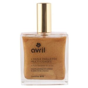 Huile pailletée multi-usages – 100ml - AVRIL, corps et cheveux …