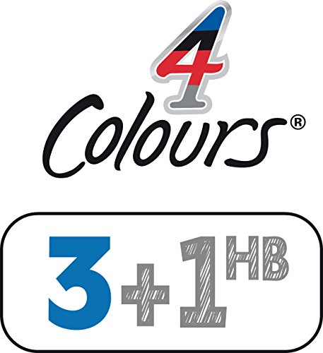 BIC 4 Couleurs - Recharges pour Stylo-Bille - Pointe Moyenne (1,0 mm) – Encre Noire, Blister de 2 – Image 3