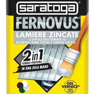 SARATOGA Peinture Fernovus Feuilles galvanisées 750 ml non nécessaire d'apprêt