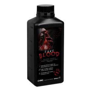 Chaks - Sang artificiel pour maquillage d'horreur, faux sang lavable pour des costumes réalistes à Halloween et au carnaval