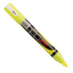 ROTULADOR Uni Chalk 5M Amarillo Flúor