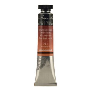 Sennelier Aquarelle 21ml Tube S1 - Burnt Sienna (211)