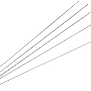 Prym Aiguilles à tricoter ST-20 cm-1,50 mm-Argentées, Acier allié, 1,5 mm, Argent