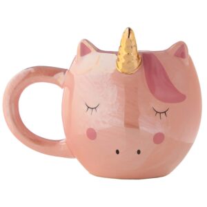 Puckator Mug en Céramique New Enchanted Rainbows - Forme de Licorne