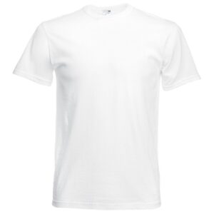 Fruit of the Loom Original T T-Shirt, Blanc, Taille M Femmes