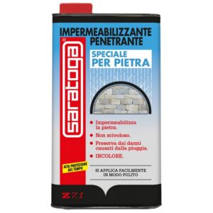 Z7.1 Imperméabilisant pour pierre pénétrante spéciale pour pierre imperméabilise la pierre, idéal pour les murs exposés, les murs d'enceinte, les cheminées, les piliers