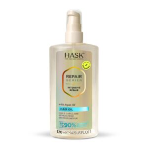 HASK huile capillaire réparatrice à l’huile d’argan 120 ml