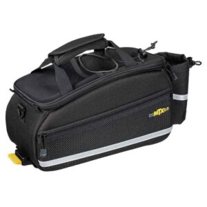 Topeak MTX 2.0 TrunkBag EX Sac de vélo résistant à l'eau, Compatible avec Tous Les Porte-Bagages MTX QuickTrack 2.0, Noir