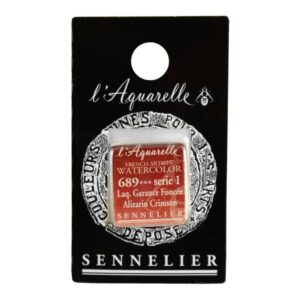 Sennelier Aquarelle demi Pan S1 - Alizarin Cramoisi (689)
