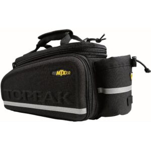 Topeak MTX 2.0 TrunkBag DX Sac de vélo résistant à l'eau, Compatible avec Tous Les Porte-Bagages MTX QuickTrack 2.0, Noir