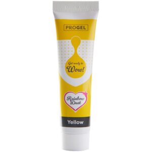 Colorant Alimentaire en gel ProGel® jaune Rainbow Dust 25gr