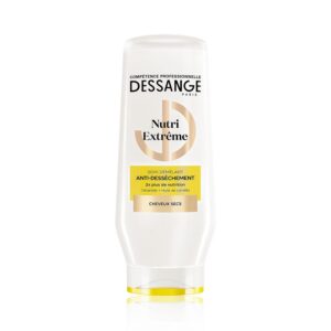 DESSANGE - Après-Shampoing Anti-Dessèchement Nutri-Extrême - Formule Enrichie En Céramide & Huile De Camélia - Soin Démêlant - Nourrit, Protège & Adoucit - Cheveux Secs - 225ml