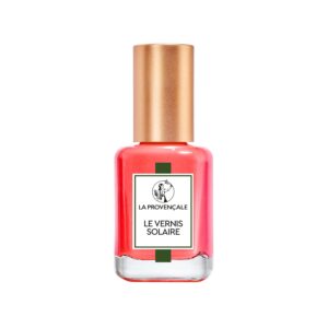 La Provençale Maquillage - Le Vernis Solaire - Vernis à Ongles Longue Tenue - Enrichi en Huile d'Olive Bio AOP Provence - Fini Brillant Laqué - Teinte : Corail Gigaro (306)
