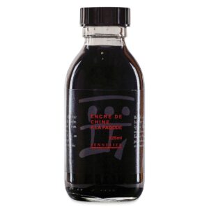 Encre de chine " à la Pagode" 125 ml noir