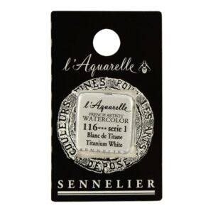 Sennelier Aquarelle demi Pan S1 - Le Blanc De Titane (116)