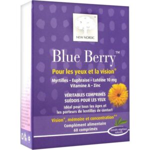 New Nordic Blue Berry 60 Comprimés