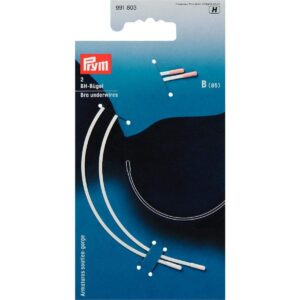 Prym Soutien-Gorge Semi-Circulaire Armatures 2 Pièces, Taille B85, Blanc