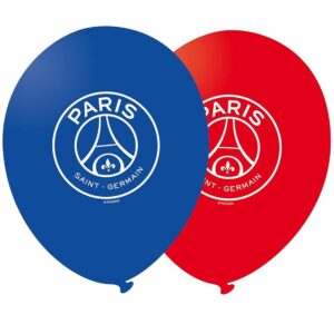 11 Ballons imprimés PSG - Bleu - Taille Unique