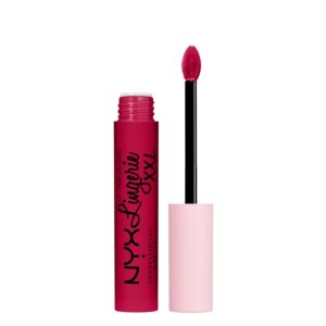 NYX Professional Makeup Rouge à Lèvres Liquide Mat Lip Lingerie XXL, Longue Tenue, Formule Vegan, Stamina