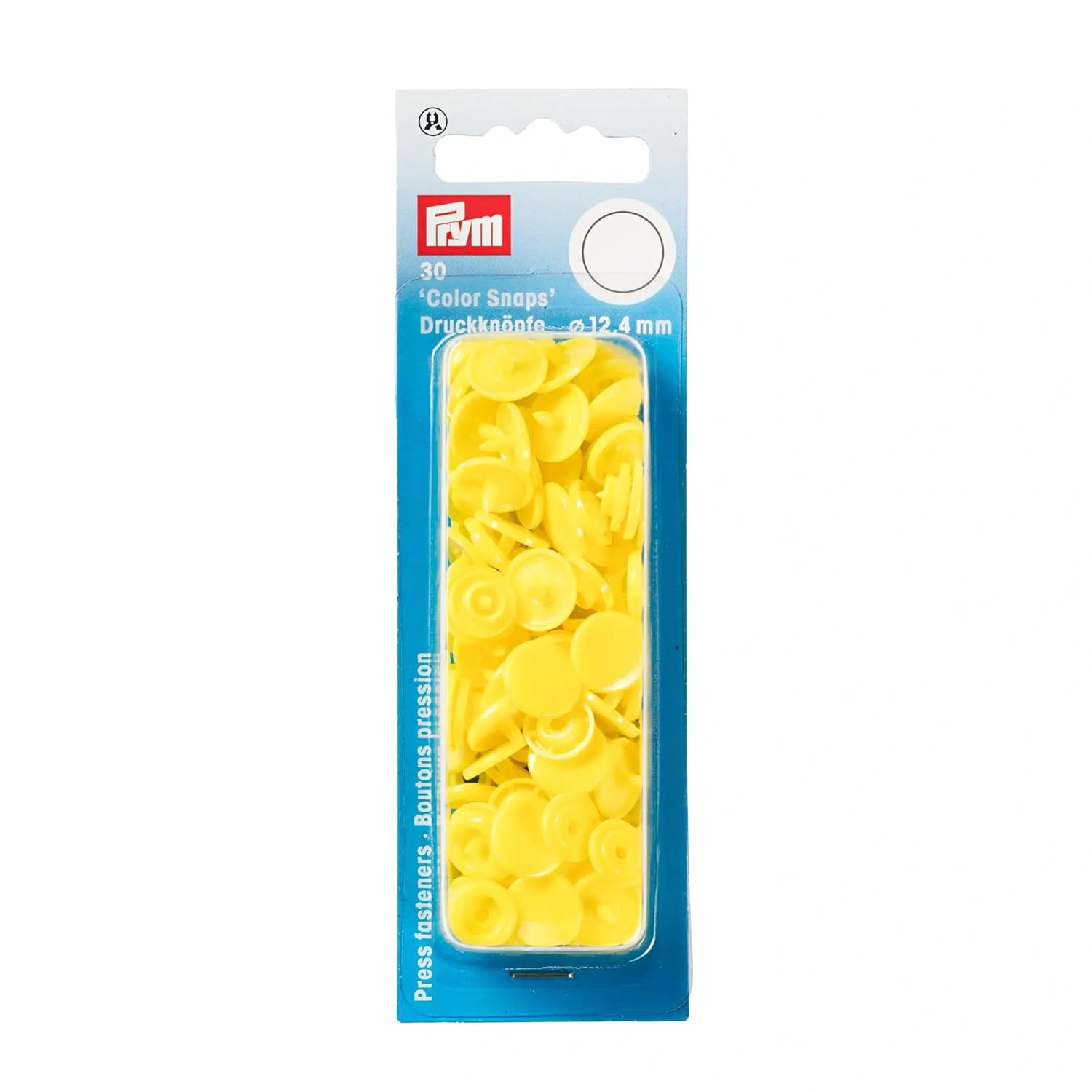 Prym - Prym Press Giallo brillante (12,4 mm) Fissante - 1 unità