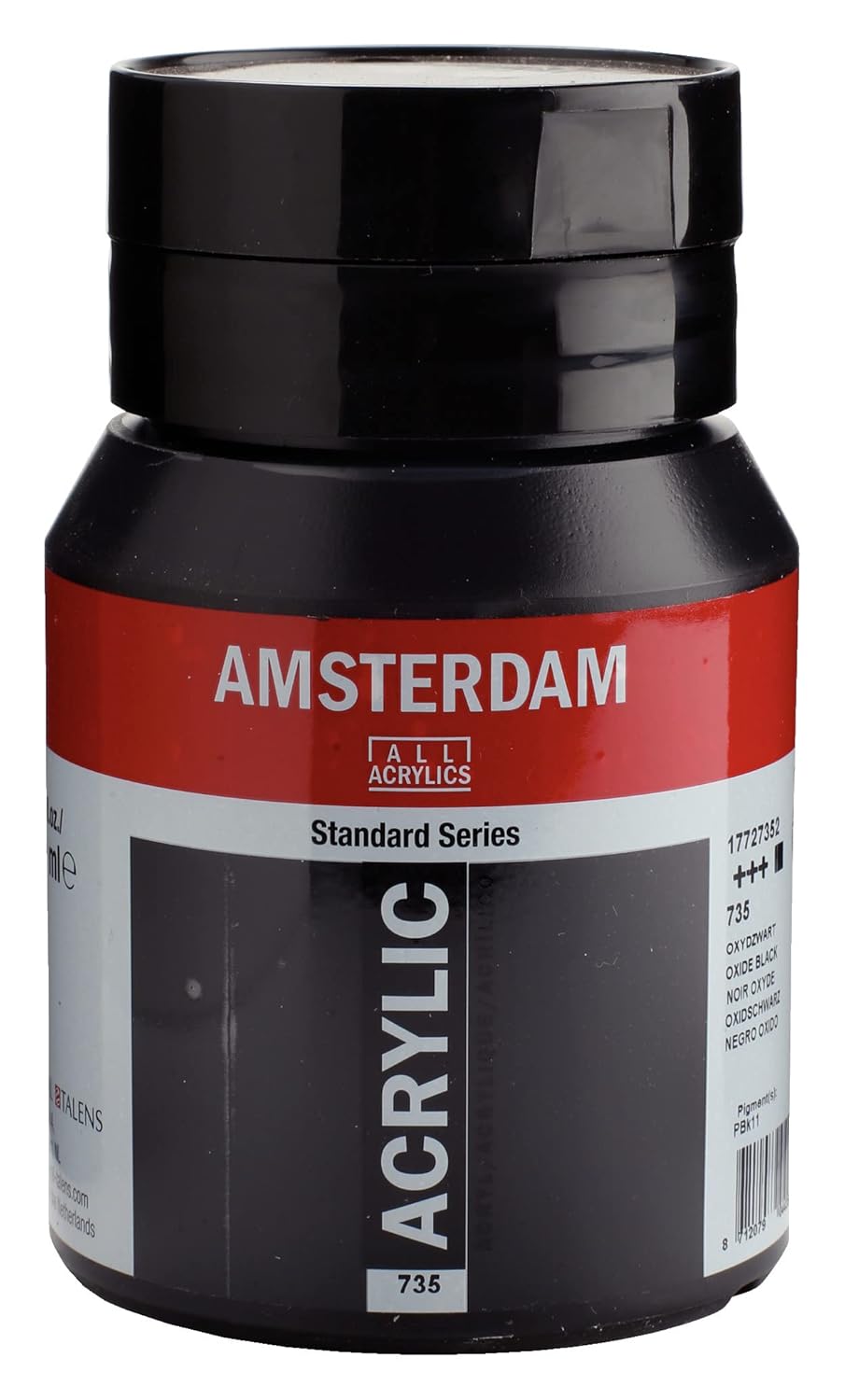 Acrylique Amsterdam Pot 500 ml - Noir Oxyde