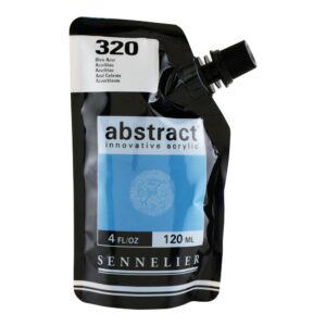Sachets de peinture acrylique abstrait bleu azur 320 120 ml