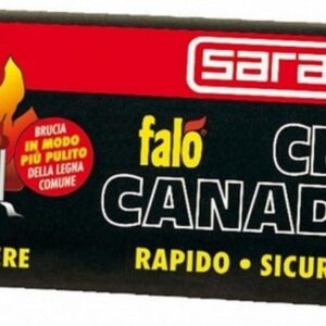 Saratoga 1 bûche allume-feu 1 100 g Canadien, inodore, longue durée