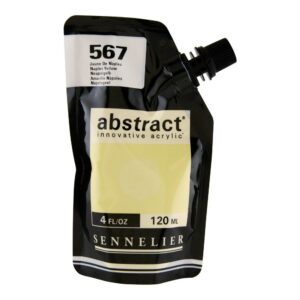 Abstract Acrylic 120ml Naples Yellow