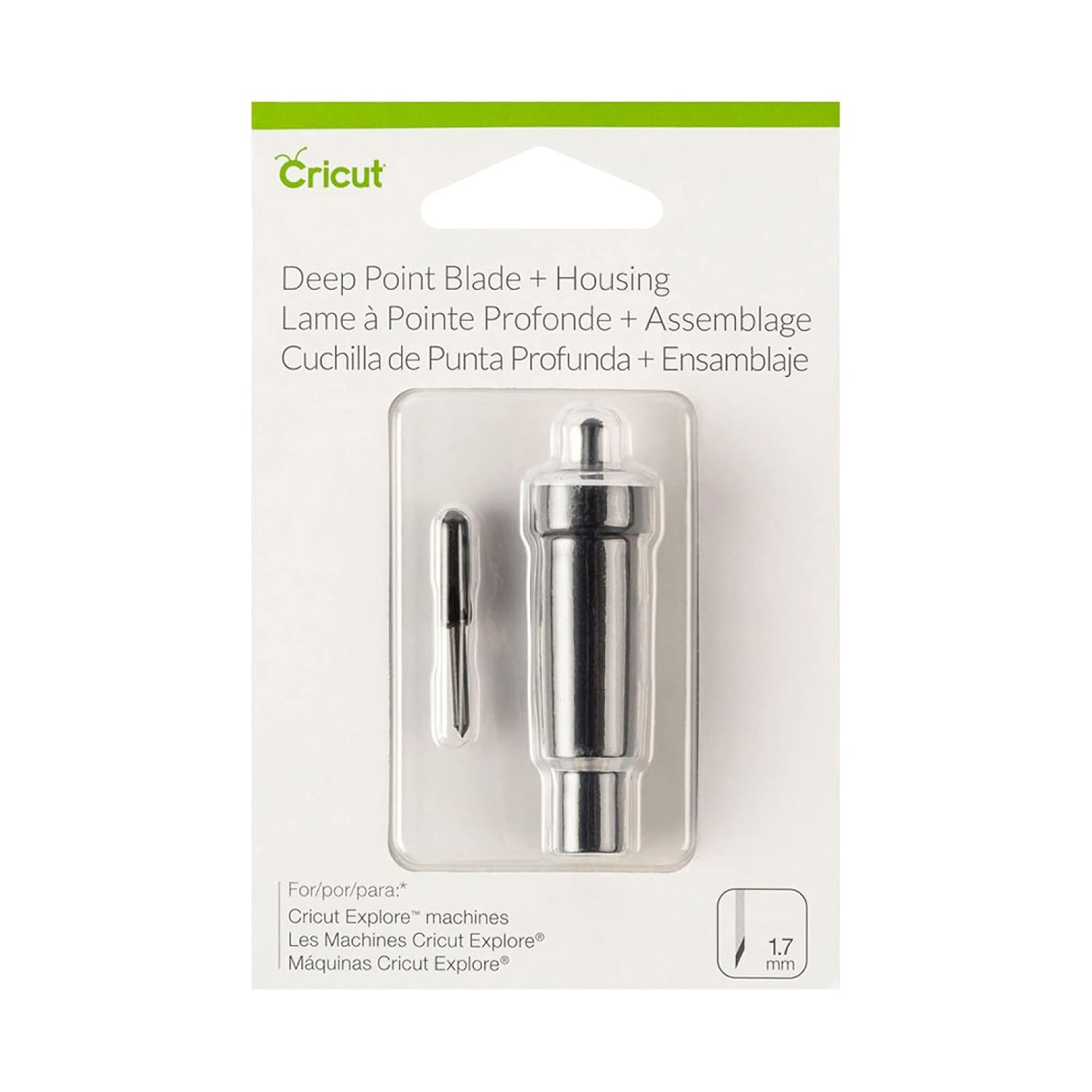 Cricut 2002293 Lame de Coupe Profonde + boîtier, Taille Unique