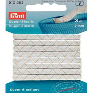 Prym 910253 Super Elastic Toron 7 mm, 3 m
