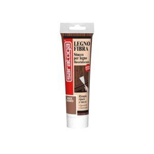 Mastic pour bois fibrorisé en pâte inodore 125 ml – Différentes couleurs (noyer clair)