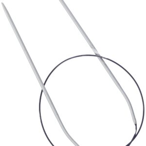 Prym Rundstricknadeln Alu 60 cm 3,00 mm Grau Prodotti per Ufficio, Alluminio, Grigio, 3,0 mm